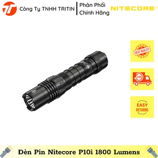 Đèn pin chiến thuật nitecore p10i 1800 lumens, tầm chiếu 290m, pin 21700 or 18650 or cr123 | tritinco