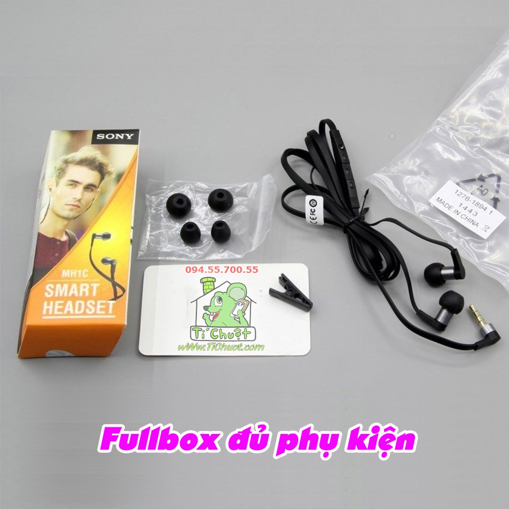 [FULLBOX-Ảnh Thật] Tai Nghe SONY MH1C Smart Headset ZIN Nguyên Seal Tem Bạc Chính Hãng