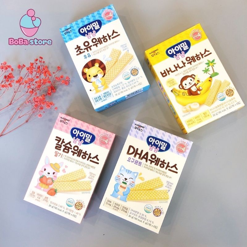 Bánh xốp ăn dặm Ildong cho bé từ 1 tuổi