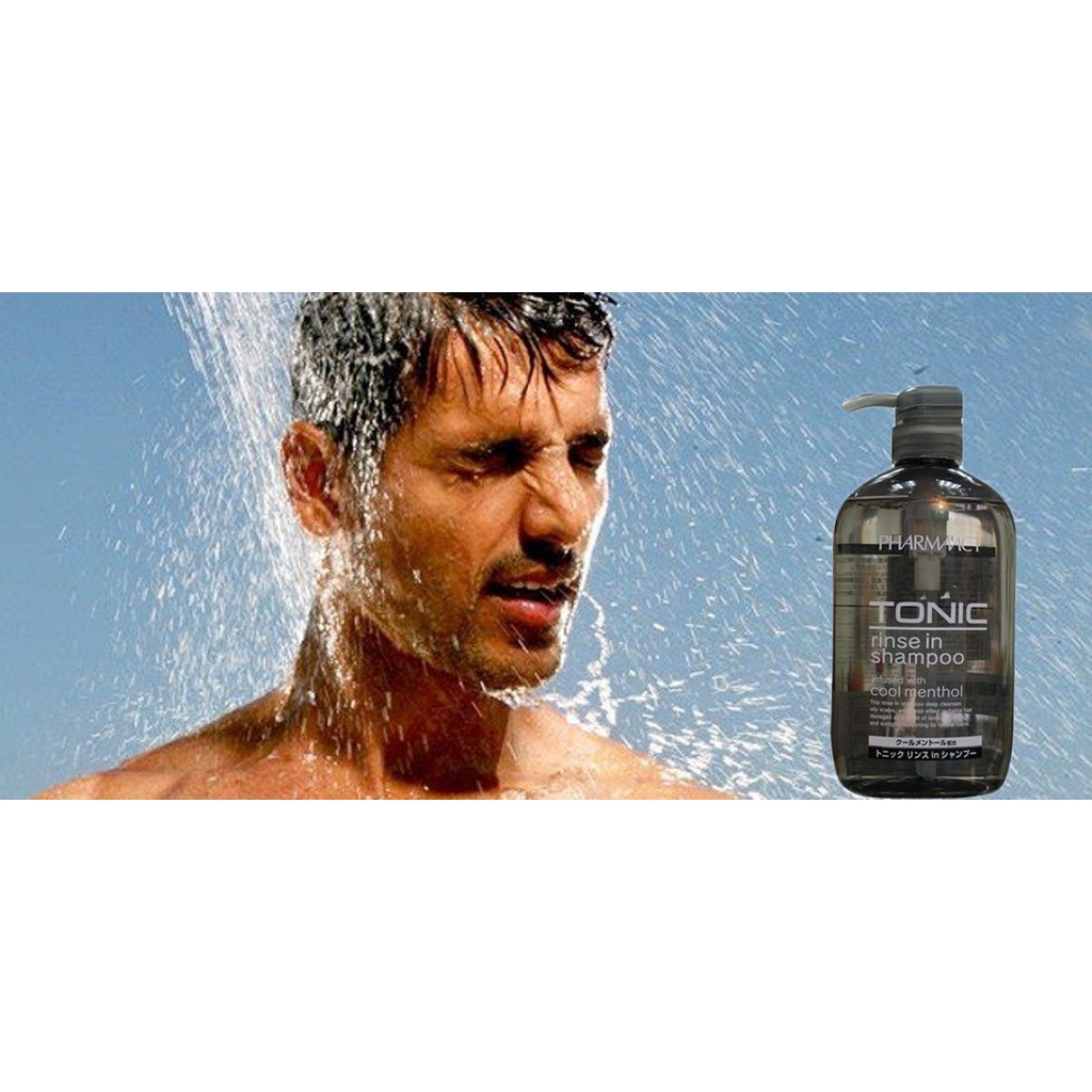 Dầu gội đầu nam kumano tonic rinse in shampoo 550ml