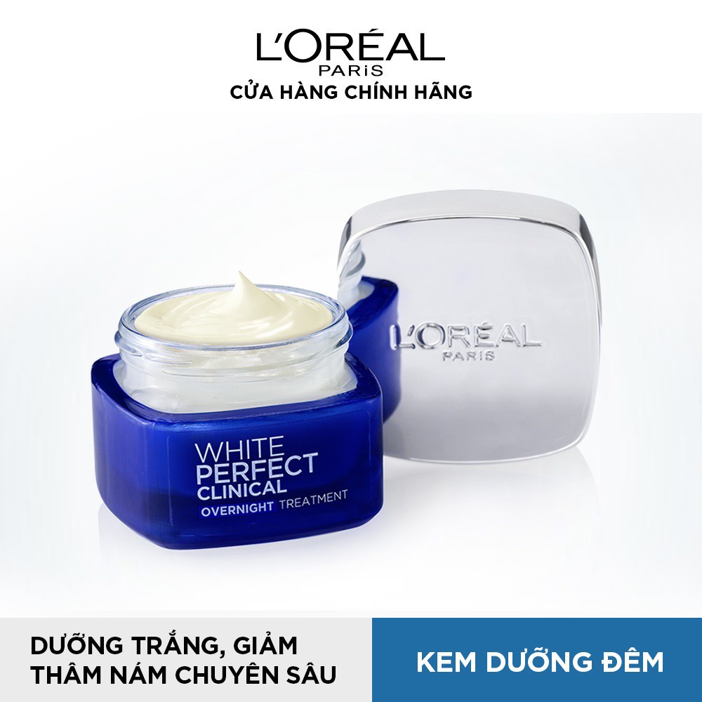 Kem Dưỡng Trắng Mịn Và Giảm Thâm Nám Ban Đêm L'Oreal Paris Aura Perfect Clinical 50ml | BigBuy360 - bigbuy360.vn