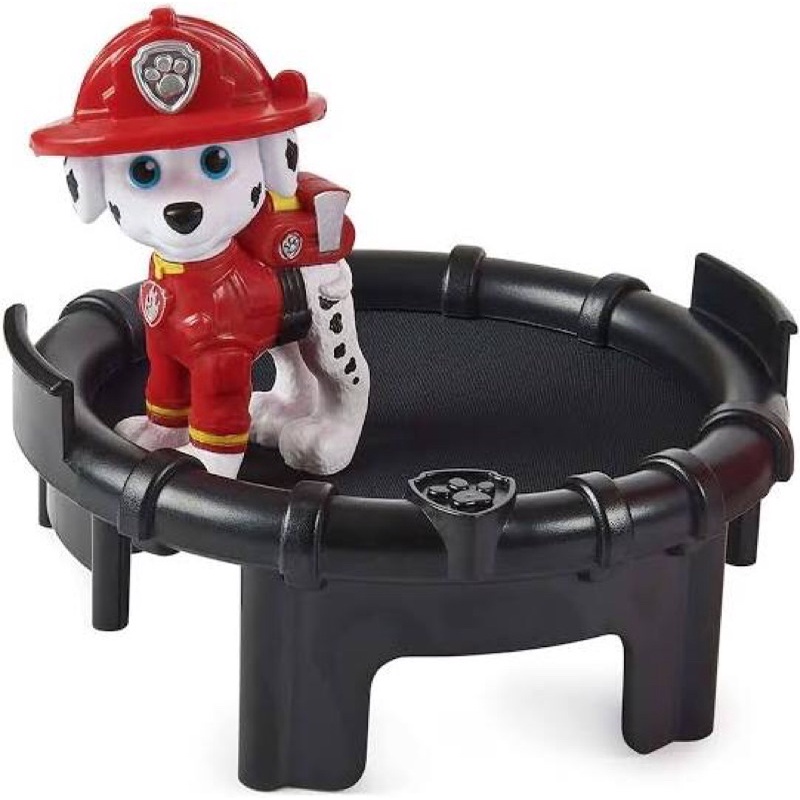 Bộ xe Paw patrol cứu hoả siêu hạng to biến hình 2 in 1 có còi đèn  nhạc, thang cứu hoả, bóng công năng và Marshall
