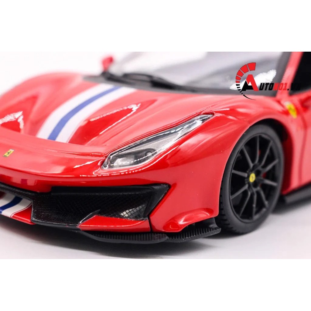 MÔ HÌNH XE FERRARI 488 PISTA RED 1:24 BBURAGO 5836