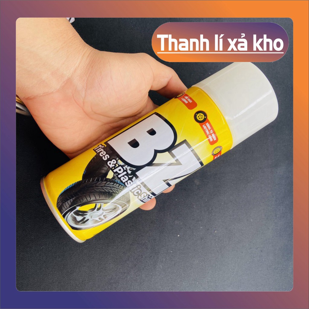 [ XẢ HẾT KHO ] CHAI XỊT BẢO DƯỠNG VỆ SINH LỐP XE,BÓNG LỐP XE, ĐỒ NHỰA CHO MÔTO XE MÁY CAO CẤP (BRAKE CHAIN CLEANER TRẮNG