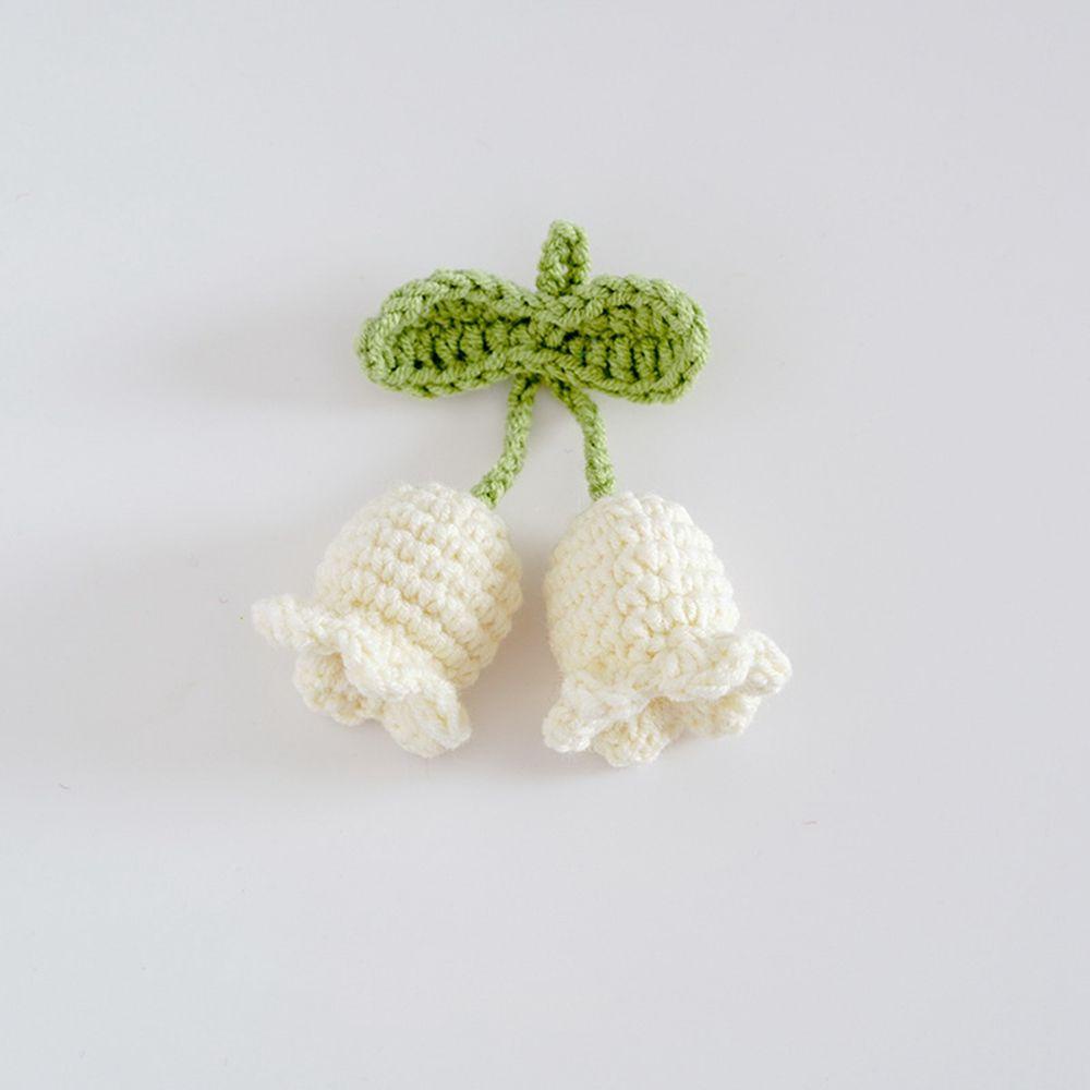 Mặt Dây Chuyền Đan Len Thủ Công DIY Hình Bông Hoa