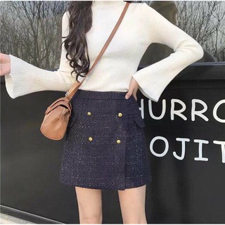 Chân váy dạ tweed