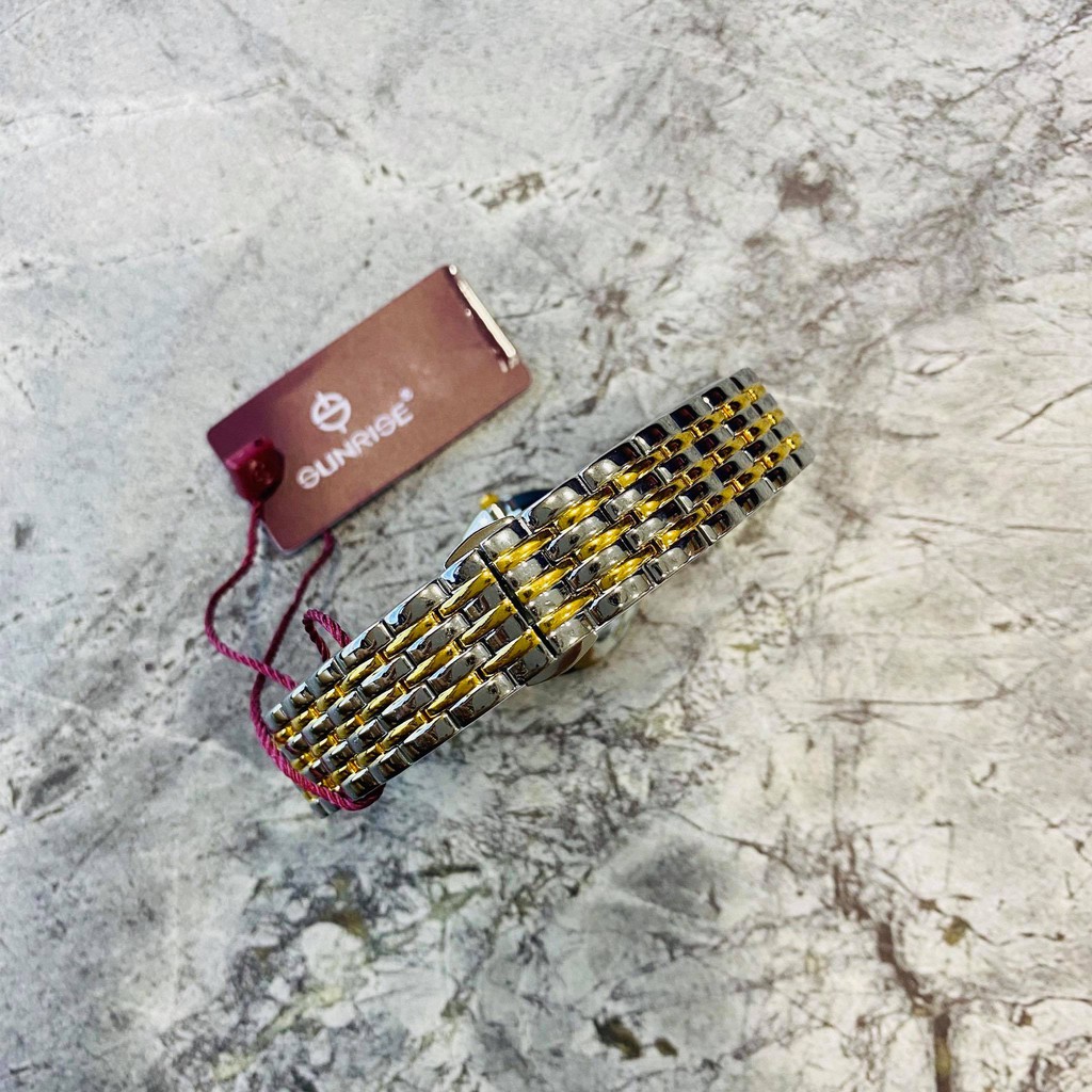 Đồng hồ Sunrise Nam Nữ chính hãng 737SWC.SG.T - kính saphire chống trầy - chống nước