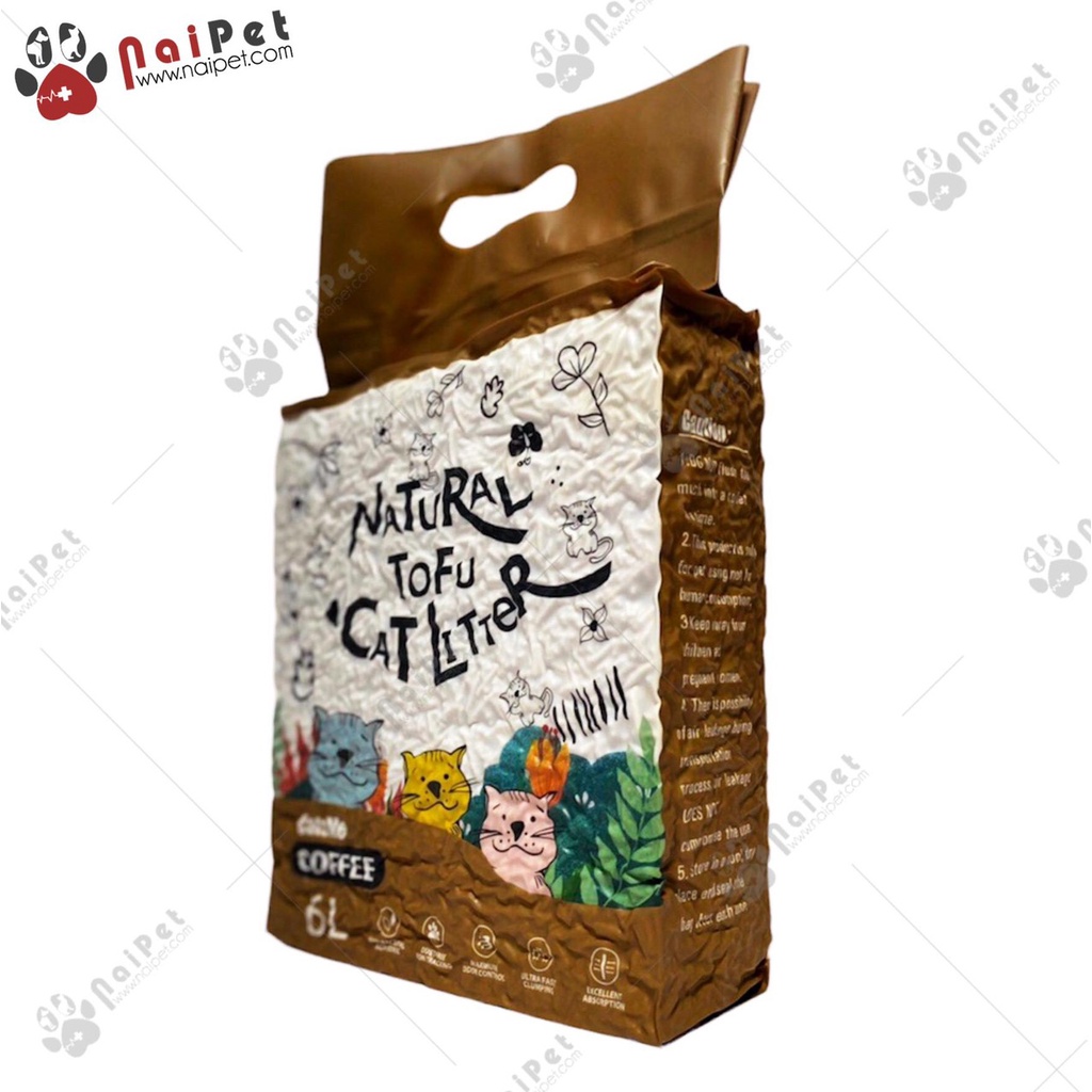 Cát Vệ Sinh Cát Đậu Nành Cho Thú Cưng Natural Tofu Cat Litter Cats Me 6L