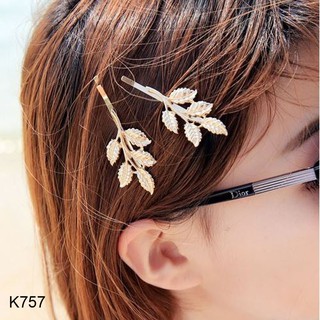 Kẹp tóc, kẹp mái chiếc lá kim loại thời trang Orin K757