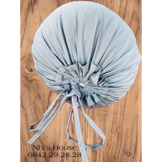 Vỏ gối ôm cotton tici riềm bèo kích thước 35x100 vải mềm mịn, không phai màu