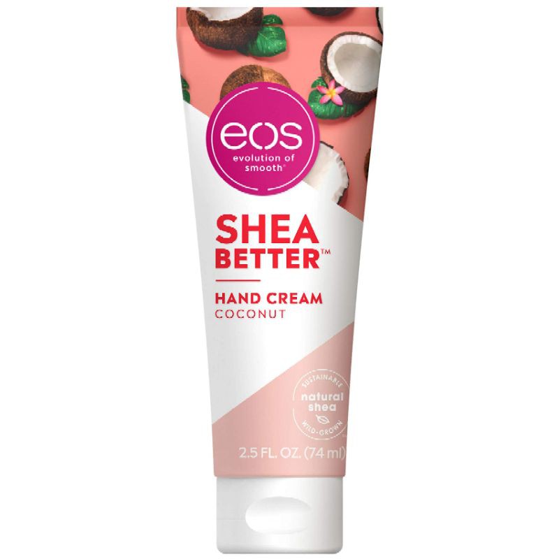 [Hàng USA] Kem dưỡng da tay (74ml) SHEA Hand Cream EOS hương Dừa