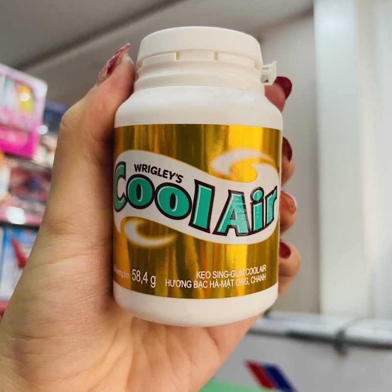 Kẹo sing-gum Cool Air hộp 58,4g , Kẹo sing-gum Doublemint hộp 58.4g