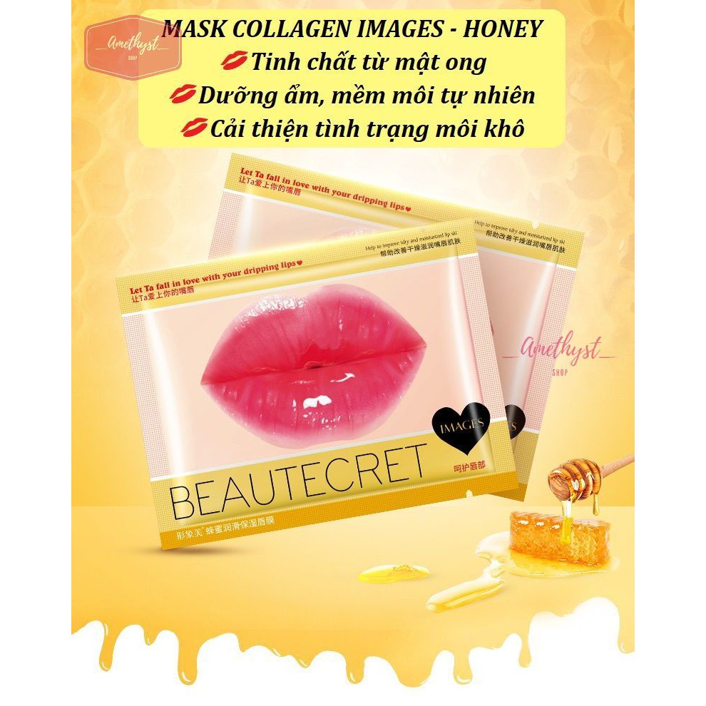 COMBO 20 Miếng Mặt Nạ Môi - Collagen Lips Moist Mask