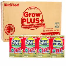 Lốc 4 hộp sữa Nutifood GROW PLUS+ ĐỎ 110ml
