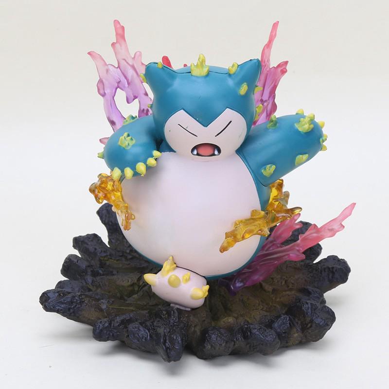 Mô hình đồ chơi nhân vật hoạt hình pokemon snorlax 16cm dễ thương