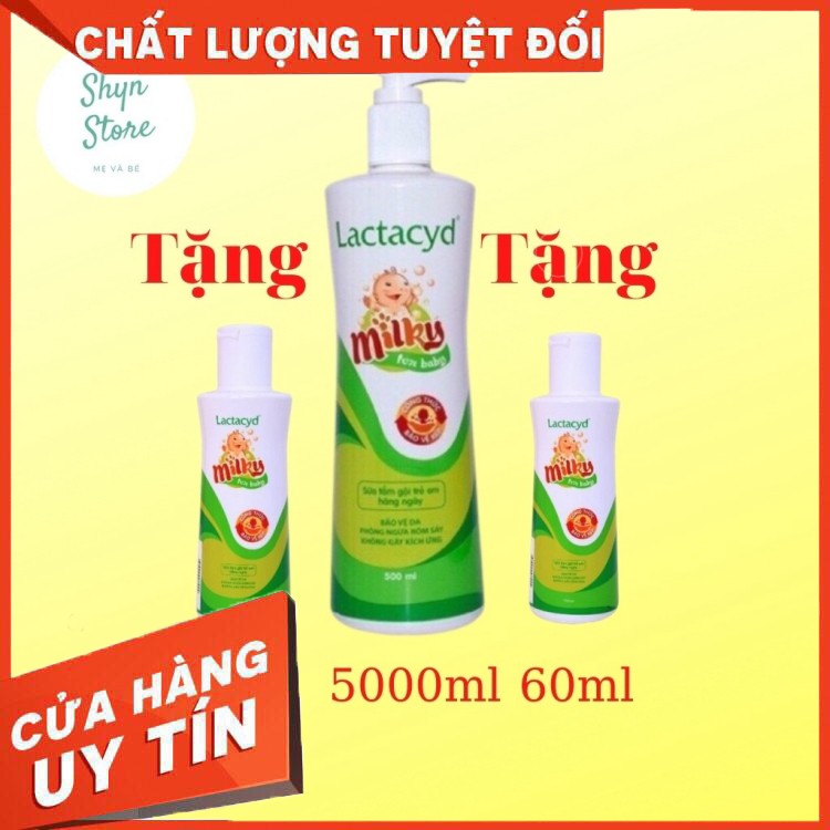 Sữa tắm Lactacyd Milky 250ml, 500ml( chính hãng của cty sanofi)