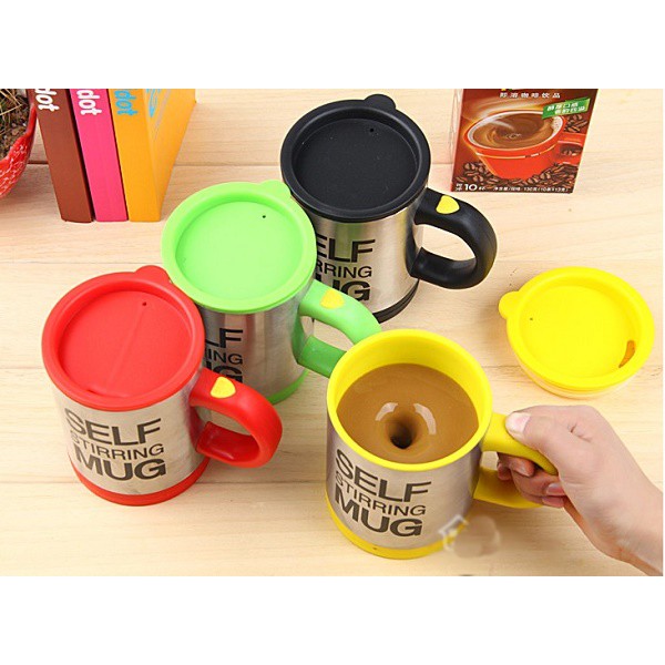 Cốc Tự Khuấy Không Cần Dùng Thìa, Chất Liệu Thép Không Gỉ