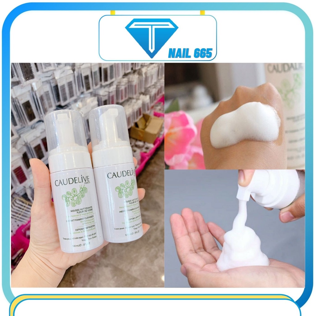 Bọt vệ sinh mi trước và sau khi nối, Nước rửa mi, tạo bọt  DECAULIVE 100ml