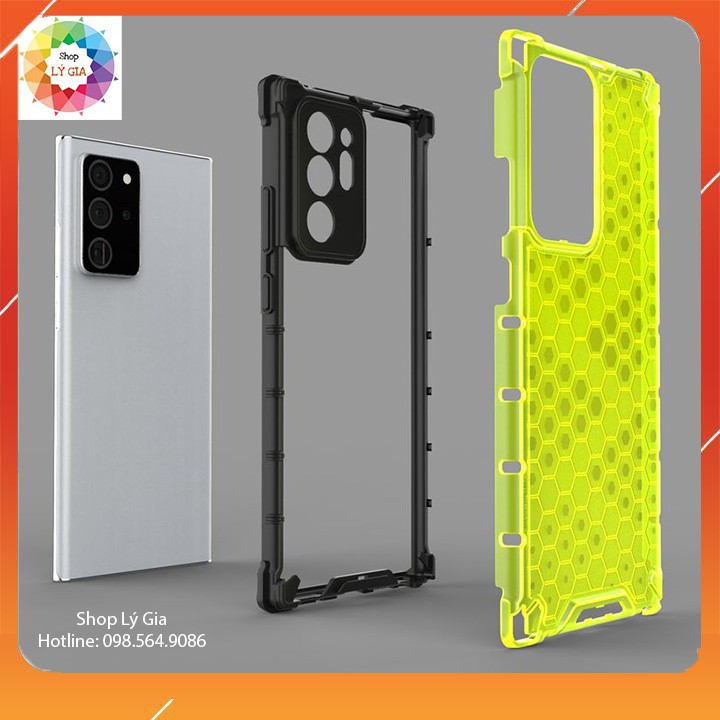 Ốp lưng chống sốc tổ ong cho Note 20 Ultra/Note 10 Plus/S22 /S21/S20/S10