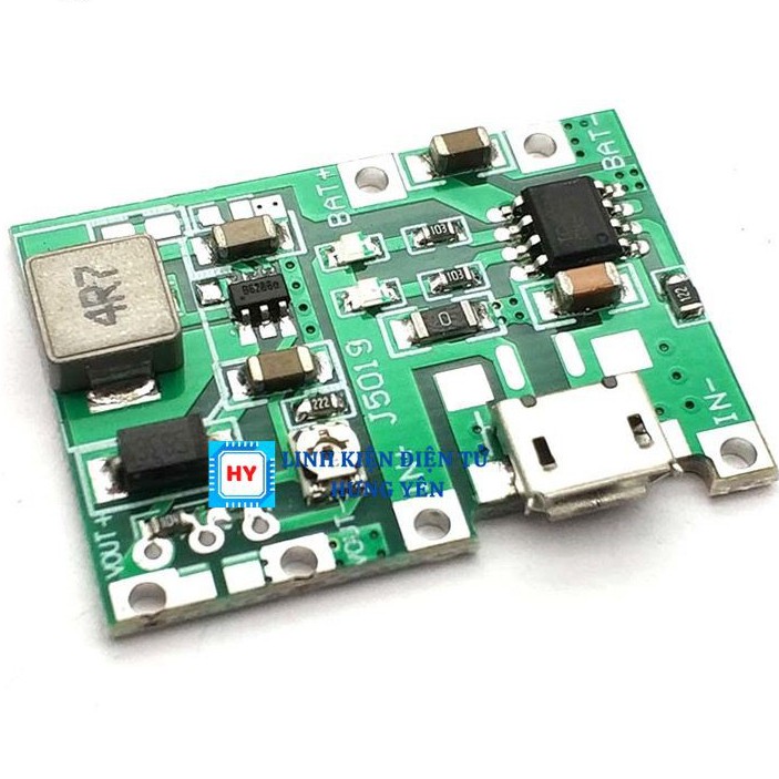 Mô-đun tích hợp sạc pin 18650 có thể điều chỉnh tăng cường dòng điện 3.7V 9V 5V 2A