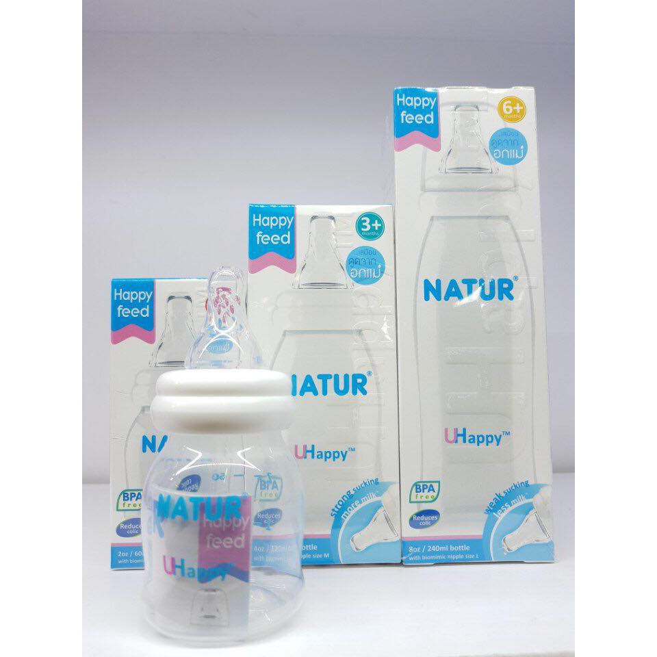 Bình Sữa Natur Thái Lan size 60-120-240ml