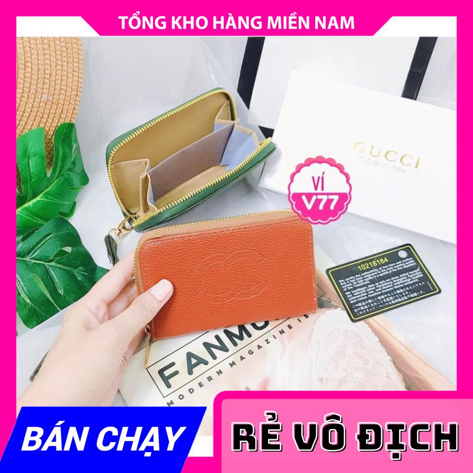 VÍ 1 KHÓA KÉO NGẮN - VÍ MINI - VÍ CẦM TAY ❤100% ẢNH THẬT❤  MY