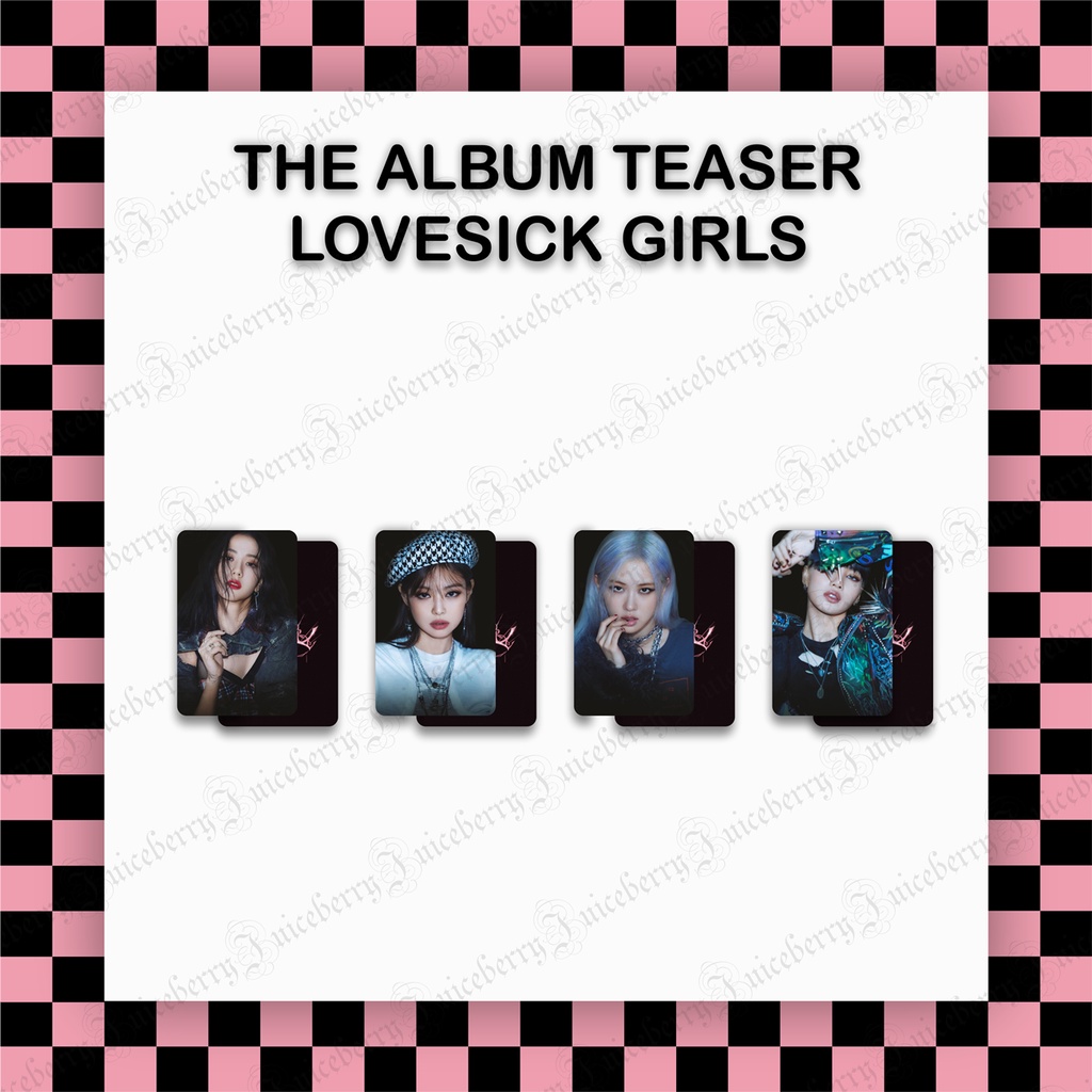 Bộ ảnh photocard fanmade BLACKPINK The Album Teaser E20