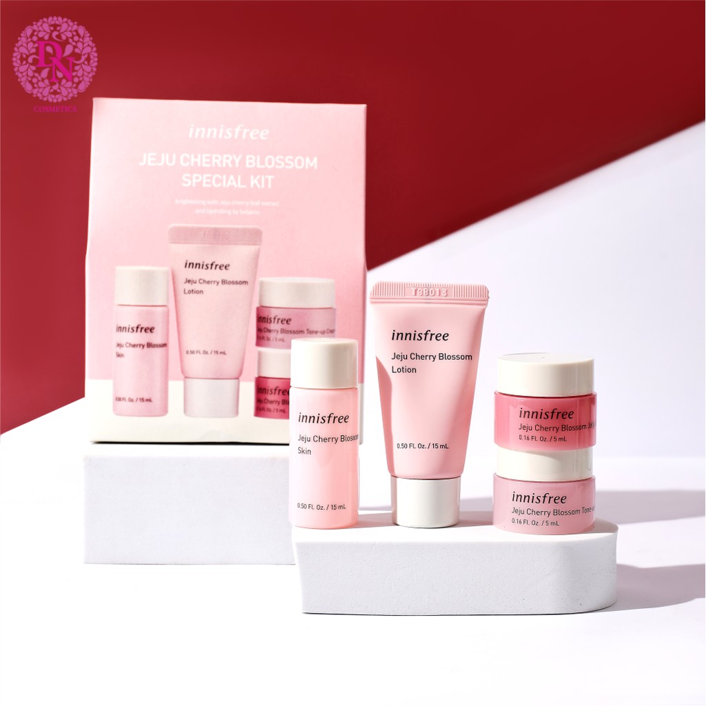 Bộ dưỡng da hoa anh đào Jeju Cherry Blossom Special Kit Innisfree