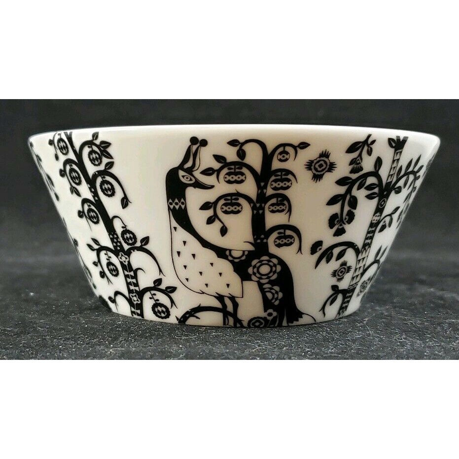 Bát sứ Taika Iittala phong cách Bắc Âu màu Đen - Size 0.3/0.6L