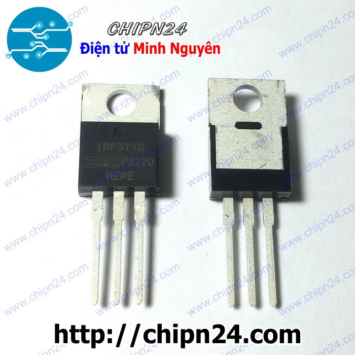 [1 CON] Mosfet IRF3710 TO-220 (Hàng Tốt) 57A 100V Kênh N (F3710 3710)