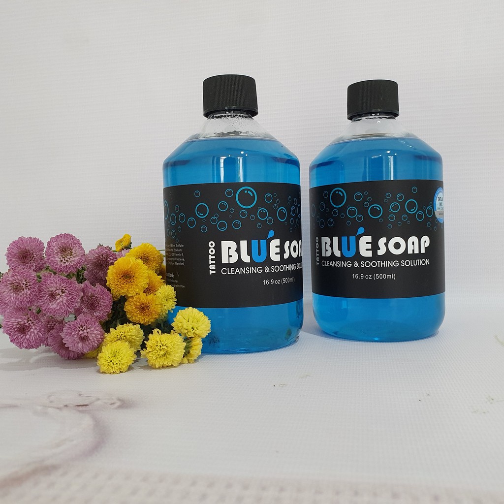 Combo  dung dịch tạo bọt lau mực xăm nước rửa hình xăm
