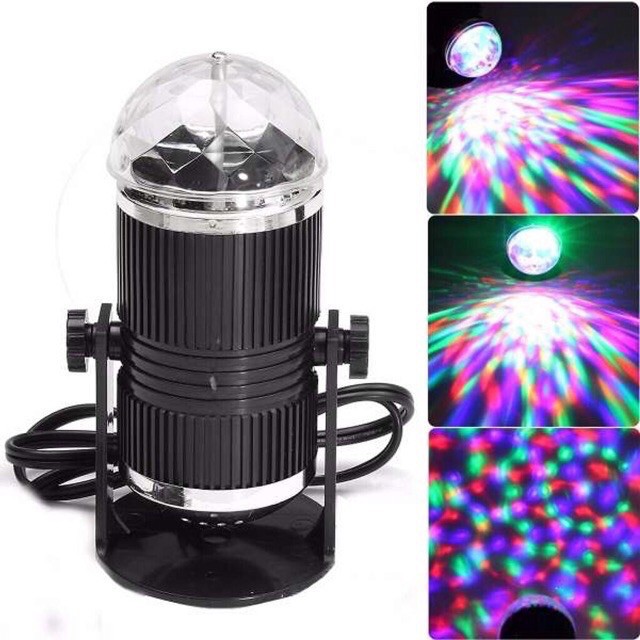 ⚡NOW SHIP 1H⚡ Đèn LED xoay 7 màu hình trụ vũ trường - Đèn LED xoay 7 màu