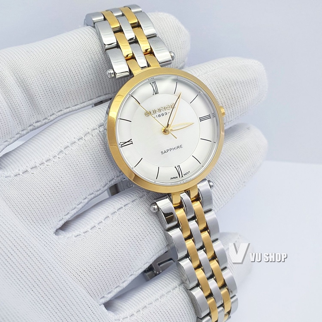 Đồng hồ nữ Sunrise 2217SB - Chính hãng, Chống trầy