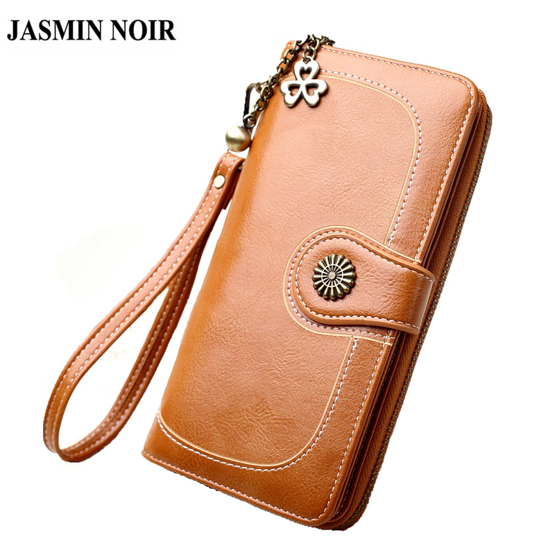 Ví JASMIN NOIR Dáng Dài Bằng Da Pu Quý Phái Cho Nữ