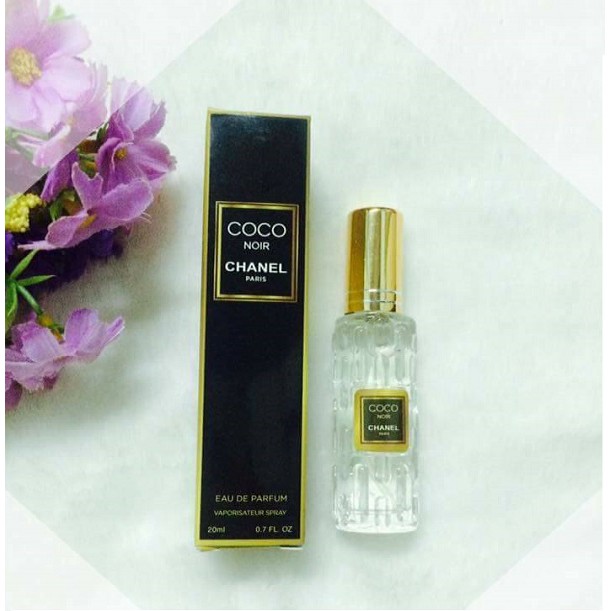 Nước hoa coco đen mini nữ chai 20ml dạng xịt - mẫu 4d- Mùi coco noir đen