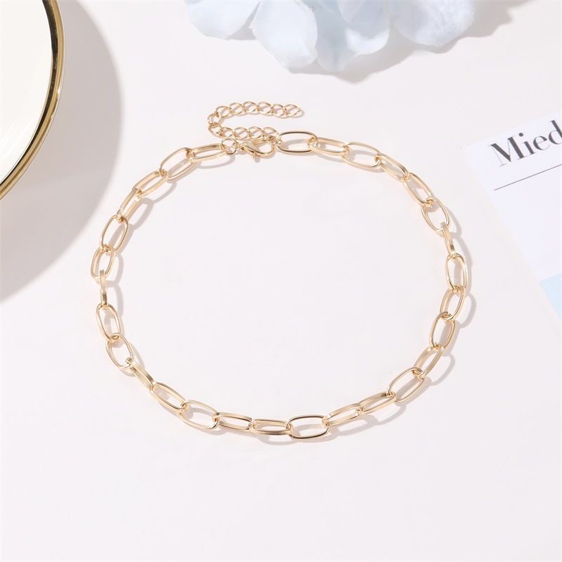 Vòng cổ Kim Loại Dáng Ngắn Phong Cách Hàn Quốc Thời Trang