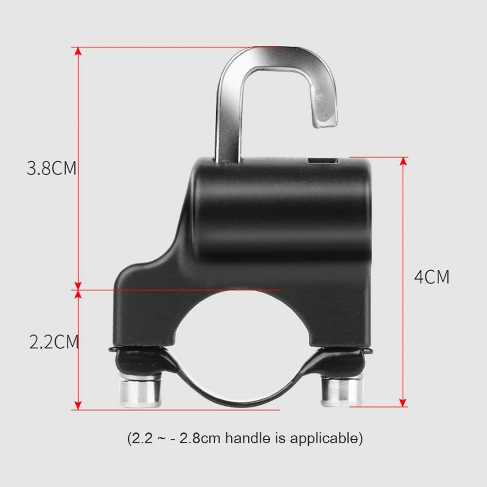 QUINTON Durable Helmet Wire Rope Lock Portable Security Cable Lock Mini Bicycle Lock Motorcycle Cycling Anti-theft Mountain Bike Security Motorbike Parts Bike Rope Padlock/Multicolor