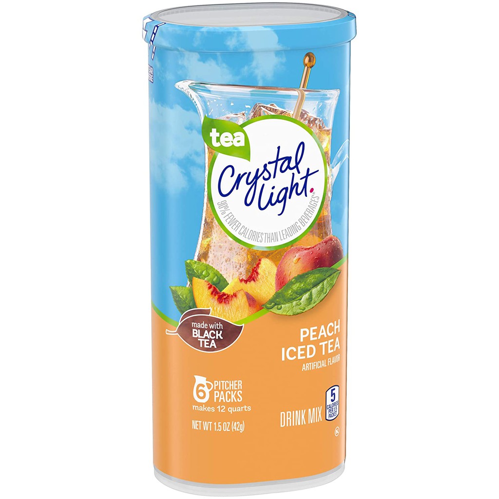 [Mã GROSALE5 giảm 10% đơn 150K] Bột pha nước trái cây Crystal Light hộp lớn cho người ăn kiêng