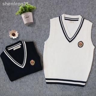 Áo Khoác Len Không Tay Cổ Chữ V Thời Trang Trẻ Trung Cho Nam
