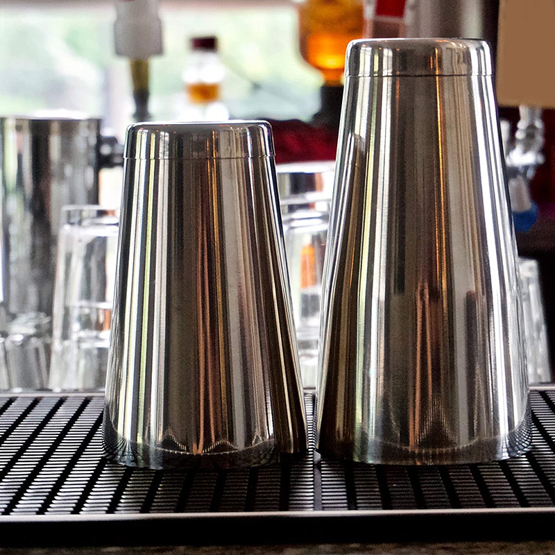 Bộ bình lắc Cocktail cao cấp-Bộ bình lắc chuyên nghiệp . Bình lắc đồ uống Martini không trọng lượng được làm từ thép không gỉ 304