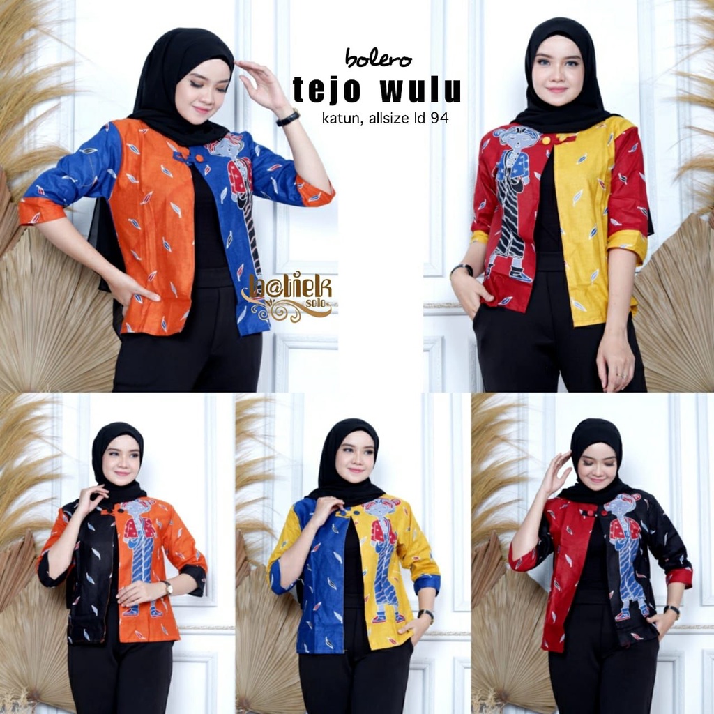 Đồng Phục Áo Đồng Phục Nhân Vật Hoạt Hình Tejo Wulu Seling Batik Màu Sắc