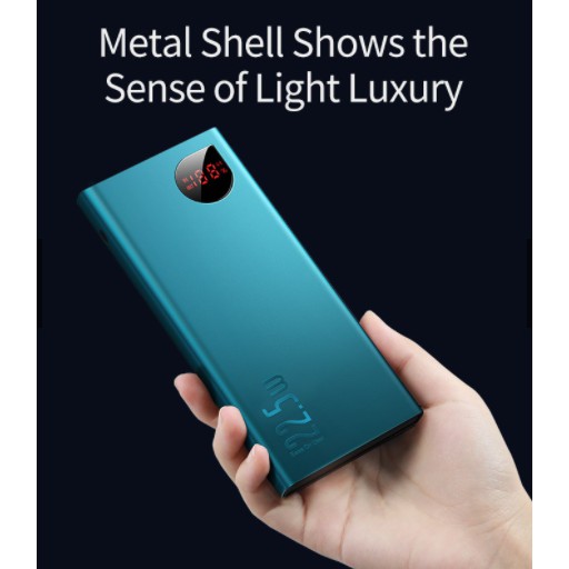 (Sẵn) Pin sạc dự phòng Baseus Cổng Usb 4.0 Tốc độ cao cho Iphone Samsung 20.000mah-Đen( kèm ảnh thật)