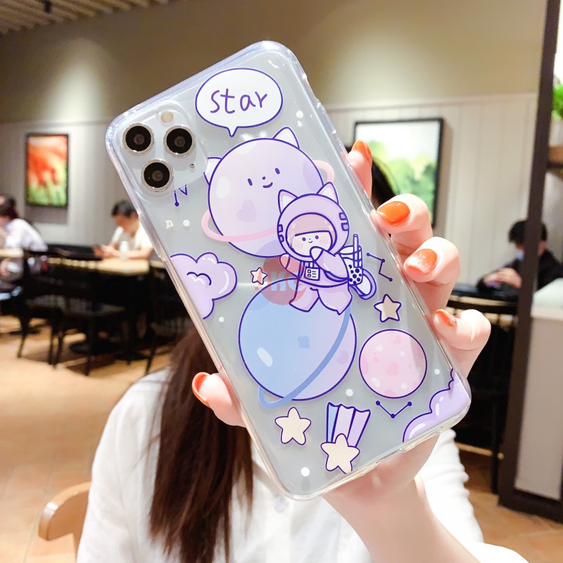 Ốp điện thoại dẻo in hình phi hành gia cho Samsung Galaxy S3 S4 Mini S5 S6 S7 E + S8 S9 S10 5G S10E S20Plus Ultra | BigBuy360 - bigbuy360.vn