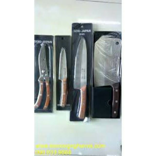 Bộ dao kéo Seki Japan 4 món siêu đẹp