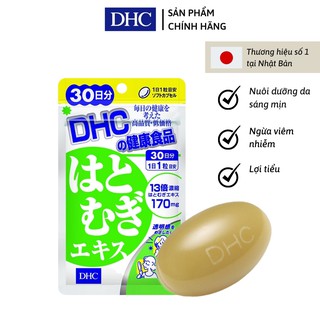 Viên uống trắng da DHC Adlay Extract giảm thâm, giảm nám gói 30 viên