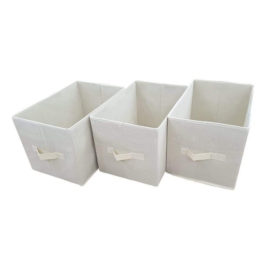 ☑️NEW NEW☑️ Set 3 Hộp Vải Cao Cấp Đựng Đồ - Quần Áo Có Tay Cầm Có Thể Gấp Gọn Tiện Ích