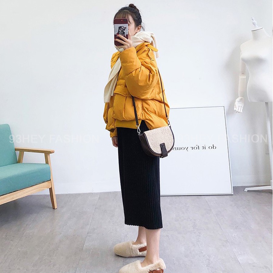 Váy Len Nữ Dáng Suông Dài Mix Đồ Sang Chảnh Thời Trang Hàn Quốc 93HEY VL02 | BigBuy360 - bigbuy360.vn