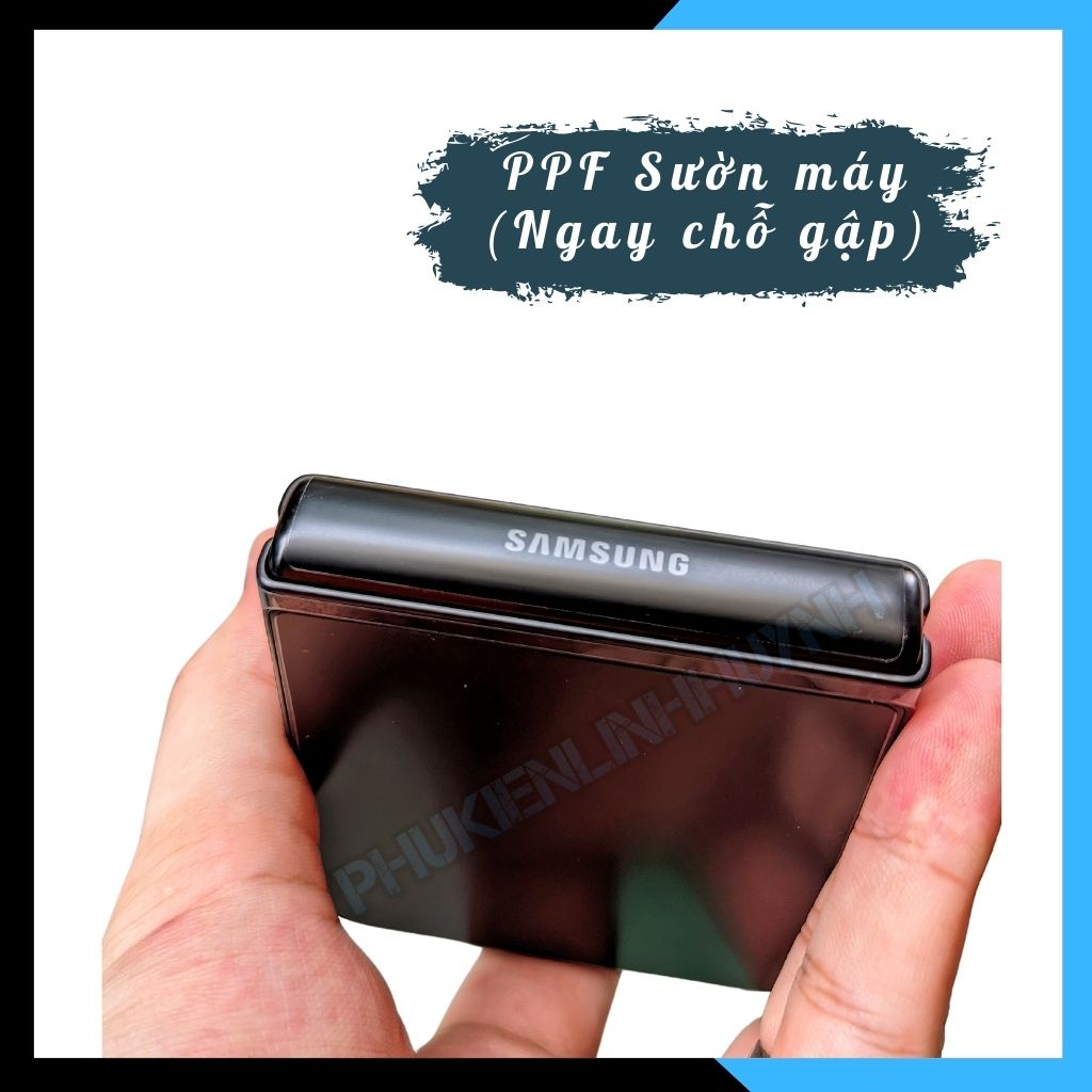 Dán dẻo PPF Samsung Z Flip 3 trong suốt bảo vệ màn hình, chống trày xướt