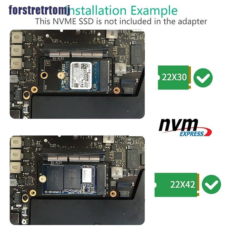 Đầu chuyển đổi nâng cấp NVMe M.2 NGFF SSD cho MacBook Pro A1708 13" 2016-2017 | BigBuy360 - bigbuy360.vn