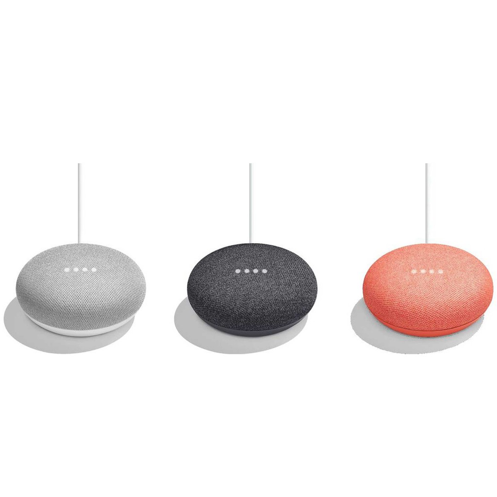 Loa Bluetooth thông minh Google Home Mini - Tích hợp trợ lý ảo Giao ngẫu nhiên màu xám/đen